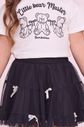 Conjunto T'shirt Com Silk Saia De Tul Conjunto T'shirt Com Silk Saia De Tul