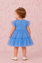 Vestido De Chiffon Com Glitter Vestido De Chiffon Com Glitter