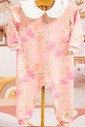 Body com estampa floral e gola bordada Body com estampa floral e gola bordada