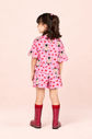 Conjunto Blusa E Short De Malha Estampa De Joaninhas Conjunto Blusa E Short De Malha Estampa De Joaninhas