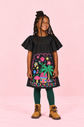 Vestido De Tricoline Com Silk Frontal
