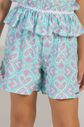 Conjunto blusa e short estampa corações Conjunto blusa e short estampa corações