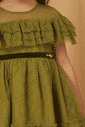 Vestido de tule verde oliva Vestido de tule verde oliva