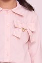 Camisa De Tricoline Com Laços E Strass Camisa De Tricoline Com Laços E Strass