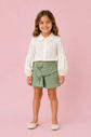 Conjunto Camisa De Air Flow E Short Saia De Cotelê Conjunto Camisa De Air Flow E Short Saia De Cotelê