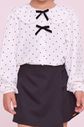 Conjunto Camisa Estampa Poá Short-Saia Alfaiataria Conjunto Camisa Estampa Poá Short-Saia Alfaiataria