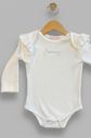 Body de ribana com bordado Body de ribana com bordado