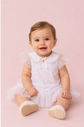 Vestido De Tule Laços Com Gola