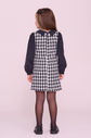 Vestido De Tweed Com Mangas E Golas De Tricoline Vestido De Tweed Com Mangas E Golas De Tricoline