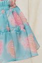 Conjunto body de malha e saia estampada Conjunto body de malha e saia estampada