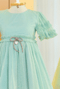 Vestido de tule verde claro Vestido de tule verde claro