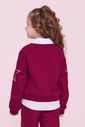 Blusa Moletom Com Bordados De Estrela Nas Mangas Blusa Moletom Com Bordados De Estrela Nas Mangas