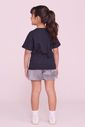 Conjunto T'Shirt E Short-Saia