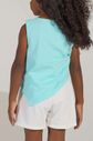 Conjunto blusa frontal com strass e short com aviamento nas laterais