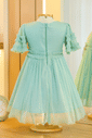 Vestido de tule verde claro Vestido de tule verde claro