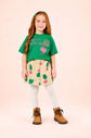 Conjunto T'Shirt Com Silk E Saia Estampada Conjunto T'Shirt Com Silk E Saia Estampada