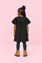 Vestido De Tricoline Com Silk Frontal