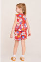 Conjunto blusa e short estampado