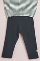 Conjunto moletom listrado e legging Conjunto moletom listrado e legging