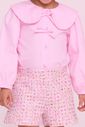 Conjunto Camisa De Tricoline E Short De Tweed Conjunto Camisa De Tricoline E Short De Tweed