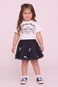 Conjunto T'shirt Com Silk Saia De Tul Conjunto T'shirt Com Silk Saia De Tul