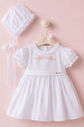 Conjunto Vestido E Touca De Tricoline Conjunto Vestido E Touca De Tricoline