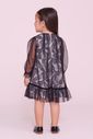 Vestido de Tule Com Forro Estampas De Laço Vestido de Tule Com Forro Estampas De Laço