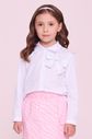 Camisa De Tricoline Com Laços E Strass Camisa De Tricoline Com Laços E Strass