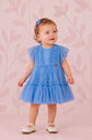 Vestido De Chiffon Com Glitter Vestido De Chiffon Com Glitter