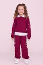 Blusa Moletom Com Bordados De Estrela Nas Mangas Blusa Moletom Com Bordados De Estrela Nas Mangas