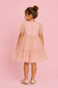 Vestido De Tule Com Laço De Tubo Strass Na Cintura Vestido De Tule Com Laço De Tubo Strass Na Cintura
