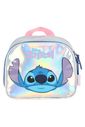 Kit Escolar Infantil Completo Stitch Holográfico Prata