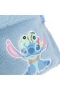 Kit Mochila Mochila Infantil e Bolsa de Ombro em Pelúcia Stitch & Xepa Azul Kit Mochila Mochila Infantil e Bolsa de Ombro em Pelúcia Stitch & Xepa Azul