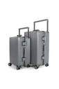 Kit de Malas de Viagem 10kg e Media 23kg em Policarbonato Tóquio Maloa Chumbo