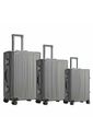 Kit de Malas de Viagem 3 Peças Policarbonato Âmbar Intract Chumbo