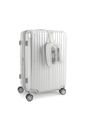 Mala de Viagem Média 23kg ABS Policarbonato com Expansor Brasil Maloa Prata Mala de Viagem Média 23kg ABS Policarbonato com Expansor Brasil Maloa Prata
