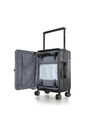 Mala de Viagem Pequena de Bordo 10 kg Policarbonato Mônaco Maloa Preto
