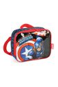 Kit Bolsa Escolar Infantil e Lancheira Capitão América Azul