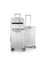 Kit de Viagem com 3 Peças Policarbonato ABS Noruega Maloa Prata