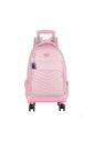 Mochilete Escolar Juvenil com Rodinhas UP4YOU Rosa
