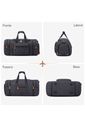 Bolsa de Viagem com Expansor Canvas Duffel Bags Chumbo Bolsa de Viagem com Expansor Canvas Duffel Bags Chumbo