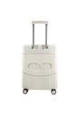 Mala de Viagem Pequena de Bordo 10 kg com Assento Infantil Policarbonato Grécia Maloa Branco Mala de Viagem Pequena de Bordo 10 kg com Assento Infantil Policarbonato Grécia Maloa Branco