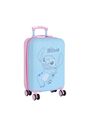 Mala de Viagem Pequena de Bordo em ABS Stitch Azul-Rosa Mala de Viagem Pequena de Bordo em ABS Stitch Azul-Rosa