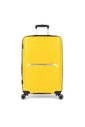 Mala De Viagem Grande 32kg em Polipropileno Milão Amarelo com Expansor