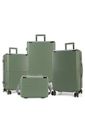 Kit de Malas de Viagem 3 Peças com Expansor e Frasqueira Katerini Verde Kit de Malas de Viagem 3 Peças com Expansor e Frasqueira Katerini Verde