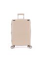 Mala de Viagem Pequena de Bordo 10kg com Expansor Katerini Bege