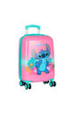 Mala de Viagem Pequena de Bordo 10kg Policarbonato Stitch e Angel Flowers