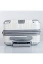 Kit Mala de Viagem Pequena de Bordo 10kg Brasil Branco e Mala Brasil Grande 32kg Branco Kit Mala de Viagem Pequena de Bordo 10kg Brasil Branco e Mala Brasil Grande 32kg Branco
