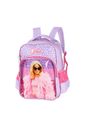 Conjunto de Mala de Bordo 10 kg e Mochila Infantil Barbie Pink