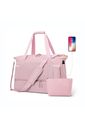 Bolsa de Viagem Multifuncional com USB Journey Rosa